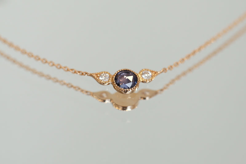 Necklace Amour Céleste M Blue sapphire