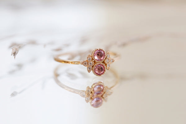 Ring Apis Florea S Pink sapphires