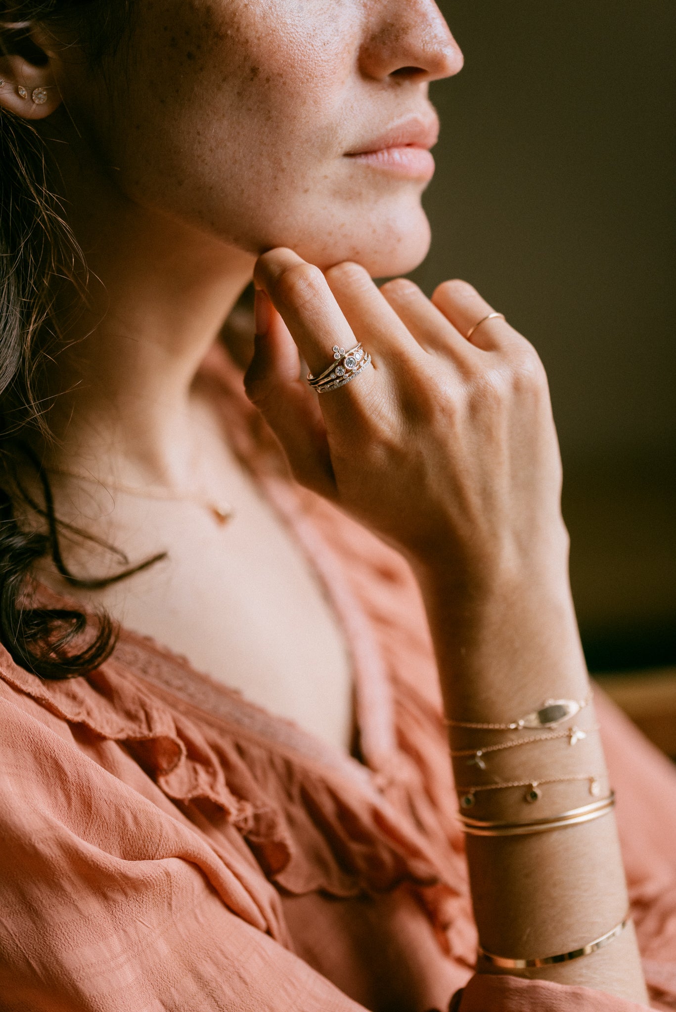 Petit Amour Céleste XL ring