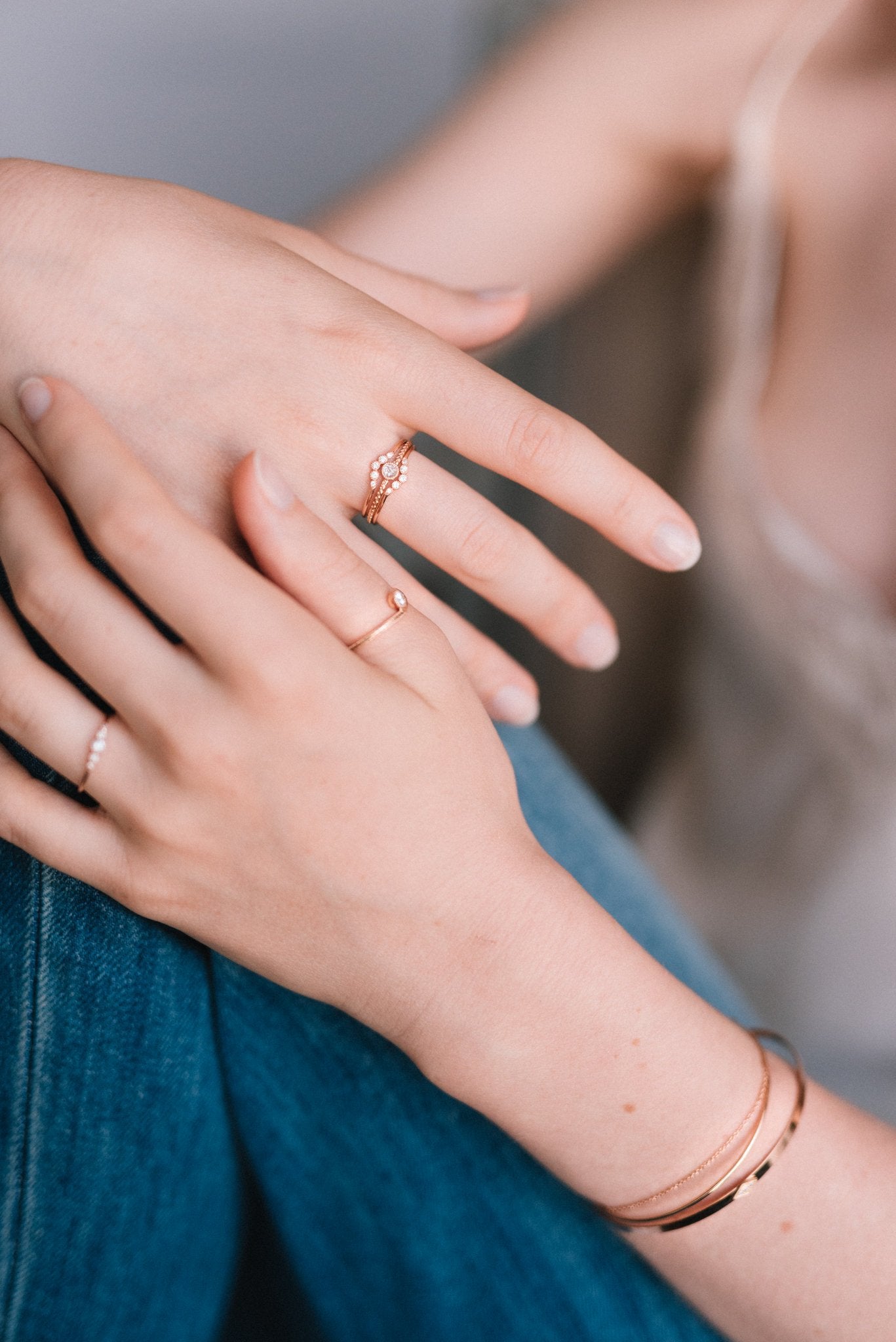 Ring - Bague Cybèle S diamondIcy Myrtille Beck, bague de créateur paris anneilles de fiançaille
