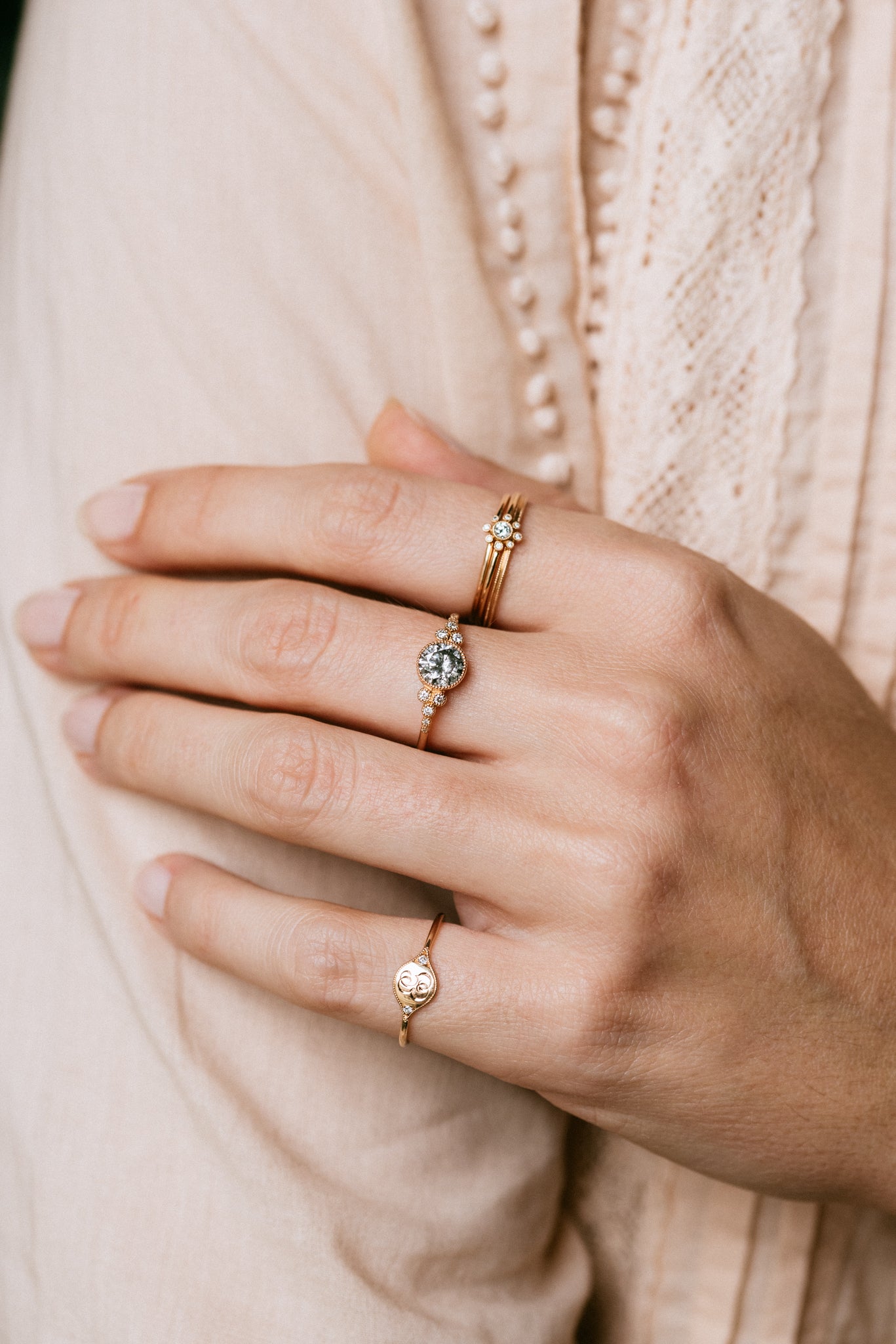 Baby Cosmos Ring