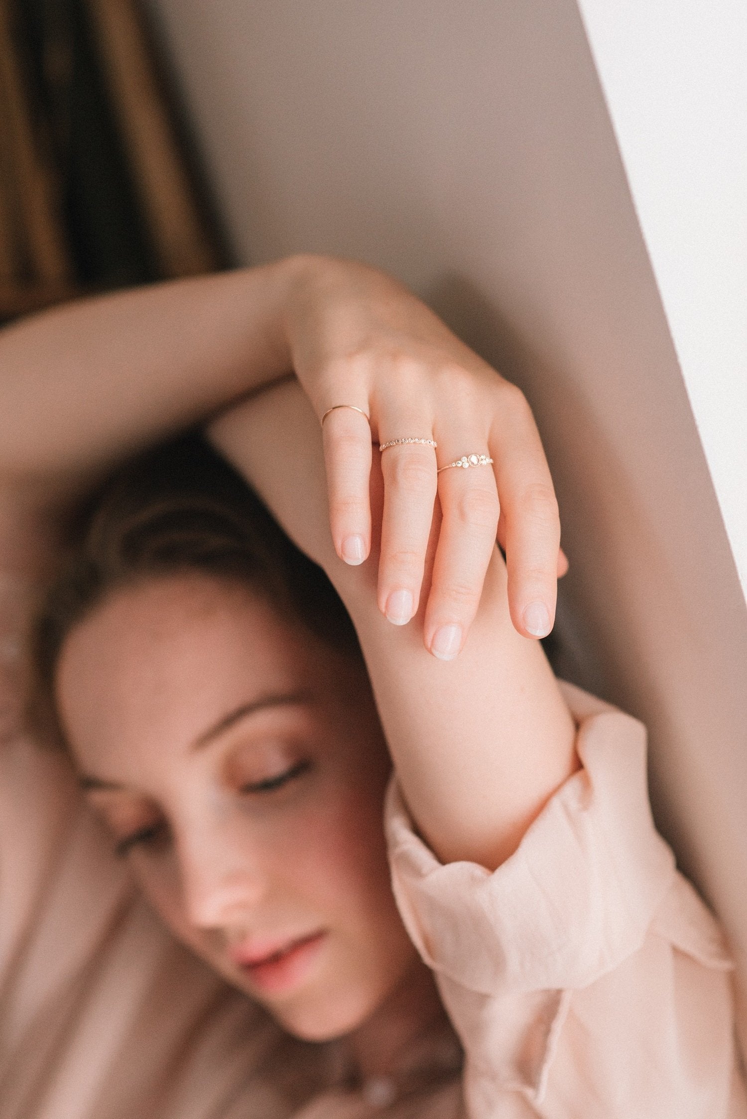 Ring - wedding bandCéleste, Myrtille Beck, wedding band, designer ring, wedding bandsvintage, wedding banddiamonds, diamonds, wedding bandsdiamonds rosecut