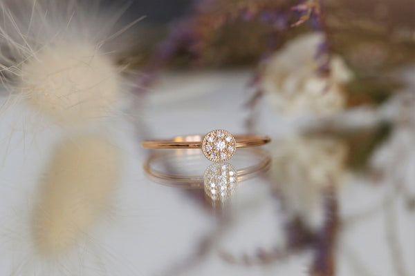 Ring - Ring Allegria Rond, Myrtille Beck, designer's rings, vintage rings