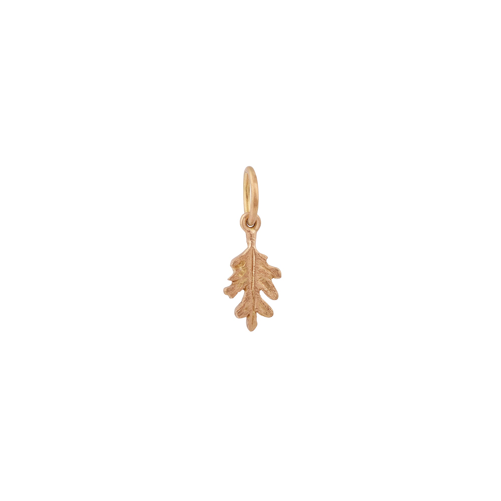 Oak leaf charm