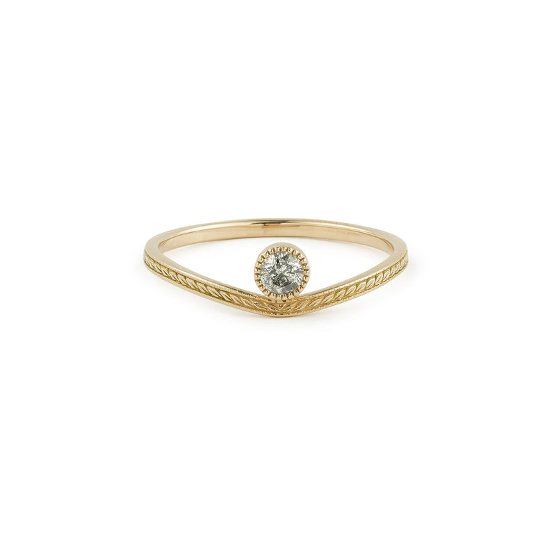 Sienna diamondgalaxy ring, Myrtille Beck, designer's engagement ring, diamondsalt and pepper