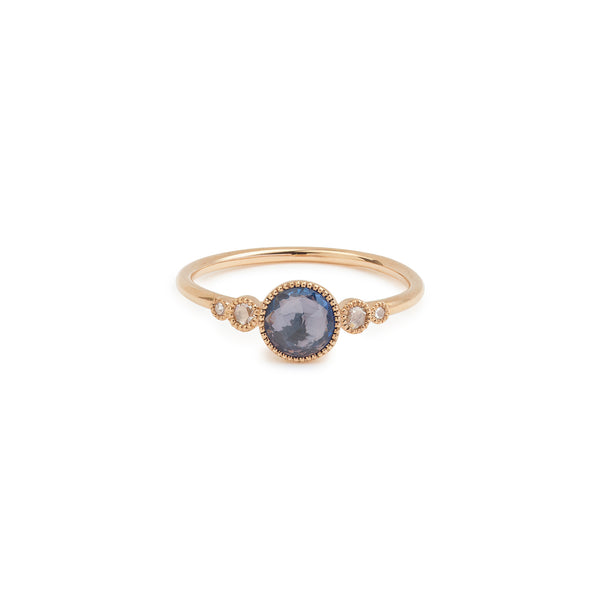 Coco Ring Blue Sapphire and Diamonds