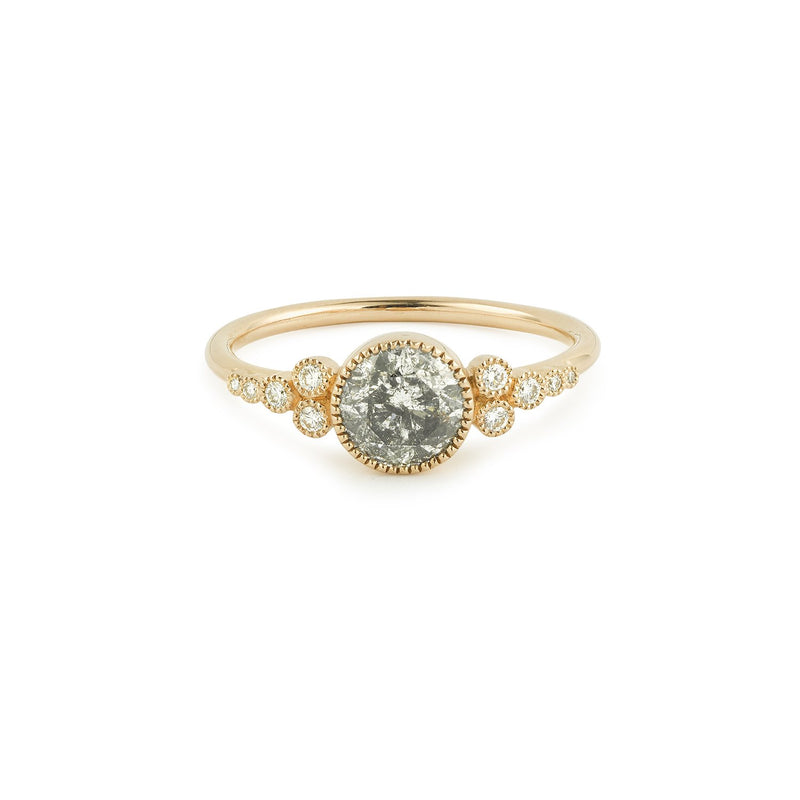 Ring Iris XL diamondgalaxie Myrtille Beck, Ring unique piece, unique engagement ring Paris