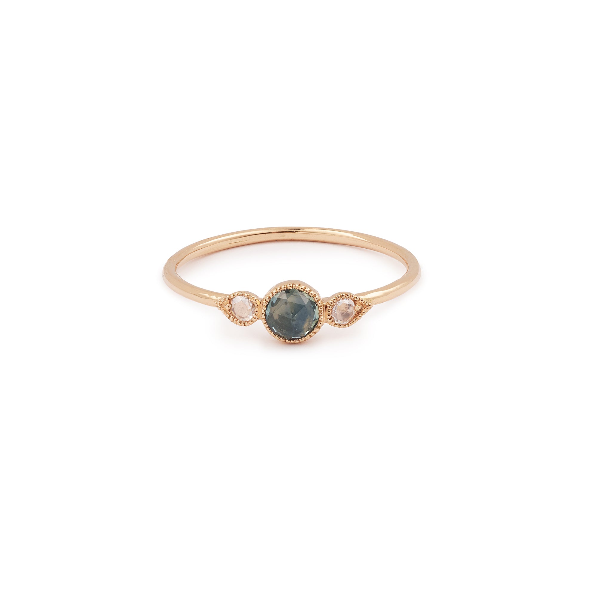 Love ring Céleste M Sapphire mermaid