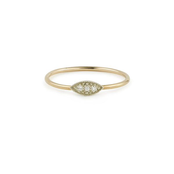 Ring - Ring Allegria Navette, Myrtille Beck, vintage rings