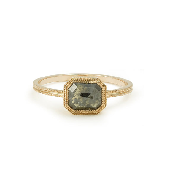 Love ring diamondGalaxie radiant cut, Myrtille Beck, Unique piece, designer's engagement ring, unique engagement ring, Paris