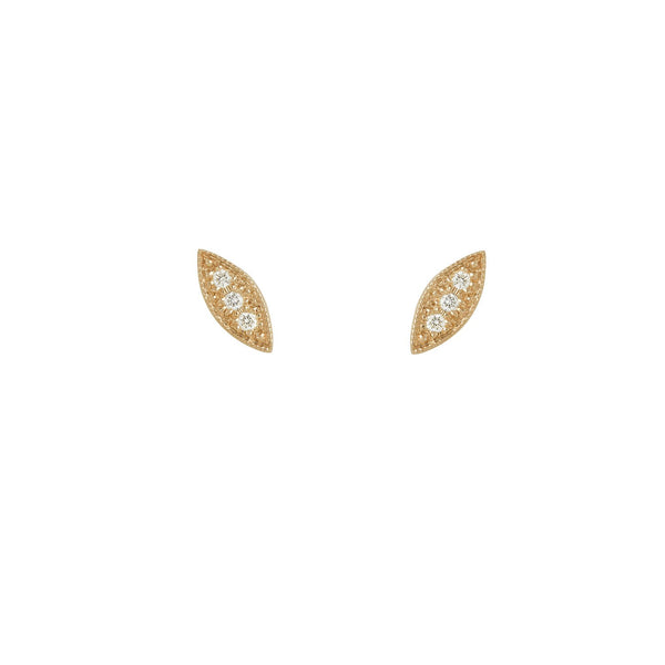 Earrings - Flea Earrings Allegria Navettes, designer earrings, vintage earrings, gold Myrtille Beckearrings Paris