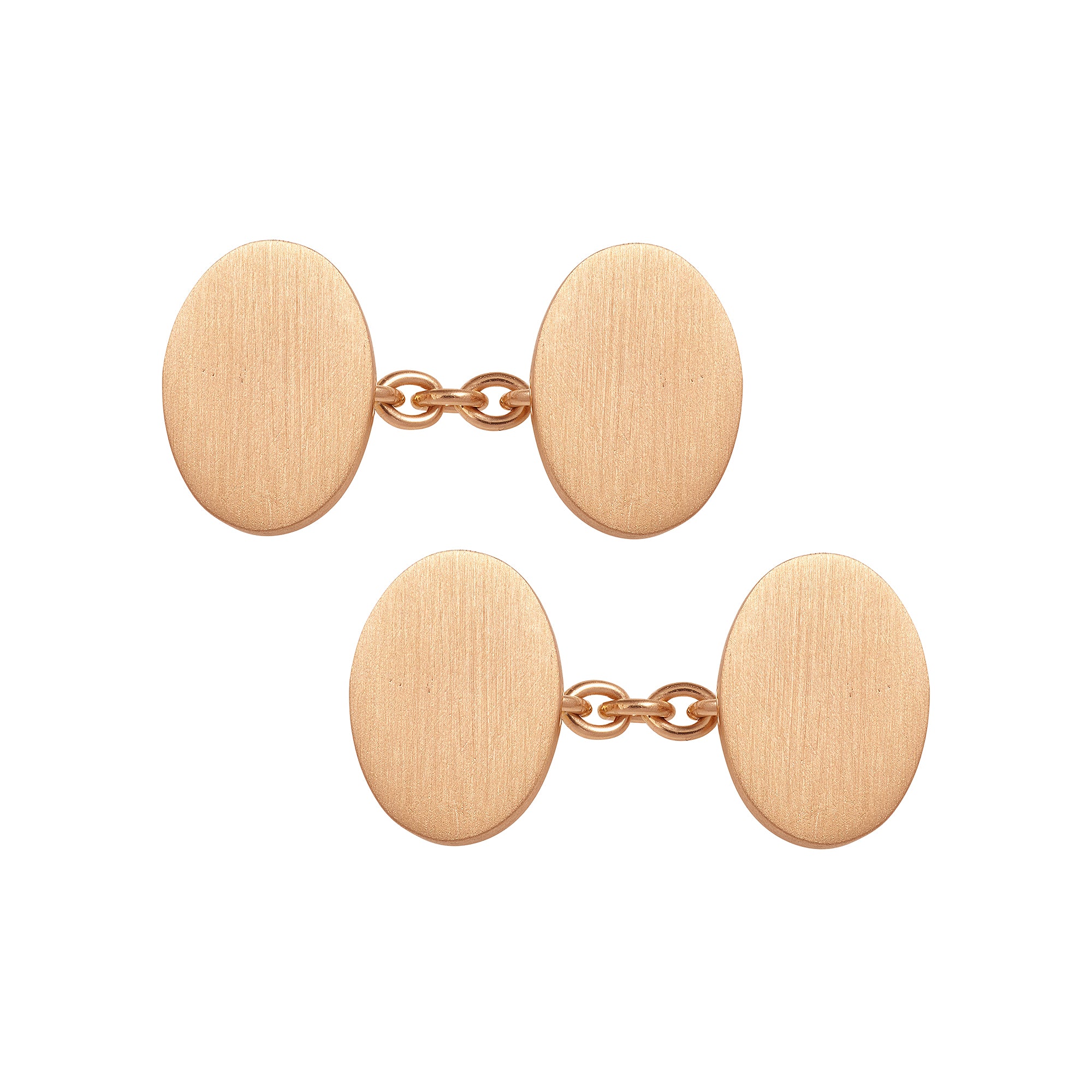 Oval cufflink