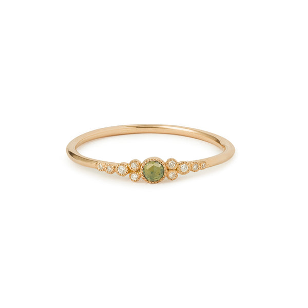 Ring Iris S Green sapphire