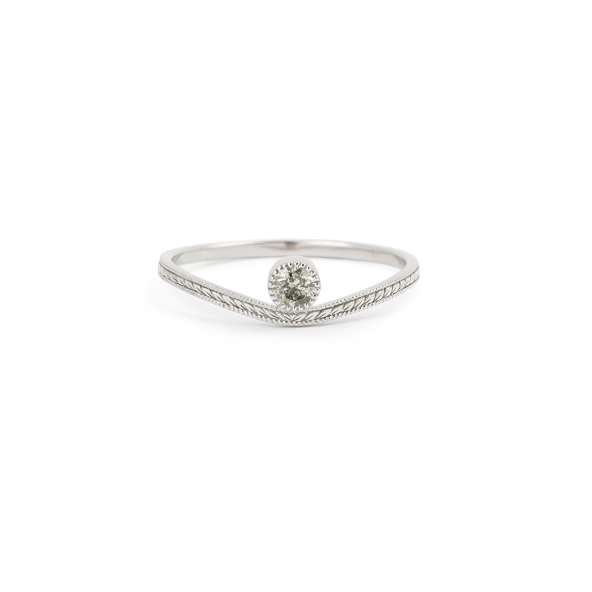 Ring Sienna Feuillage diamond  Salt & Pepper