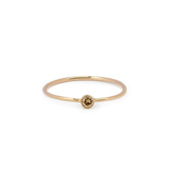 Ring - Mini Love Ring S diamondChampagne, designer's engagement ring, designer's ring, ethical ring, fine ring, solitaire Myrtille BeckParis