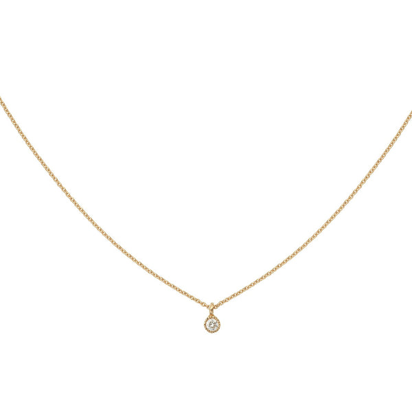 Necklace - Necklace Love XS, designer necklace, designer jewelry paris, Myrtille Beckparis, vintage love jewelry, fine necklace diamond