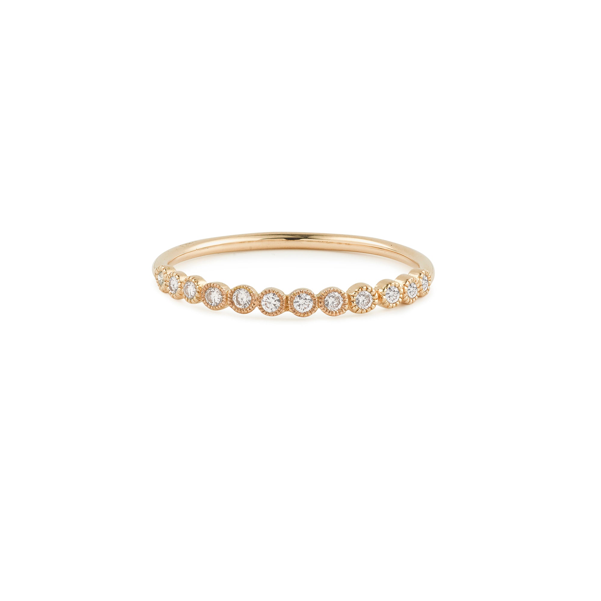 Celeste Brillant cut wedding band