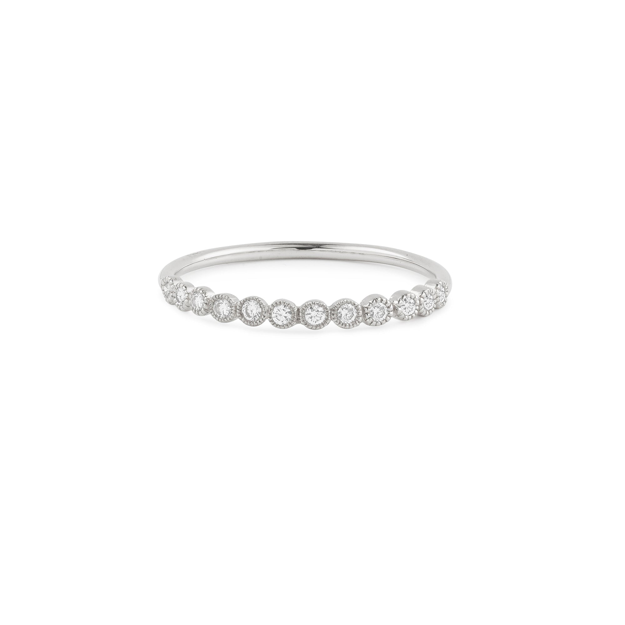 Celeste Brillant cut wedding band