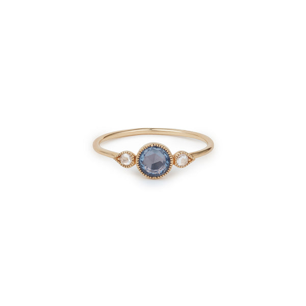 Love ring Céleste L Blue sapphire