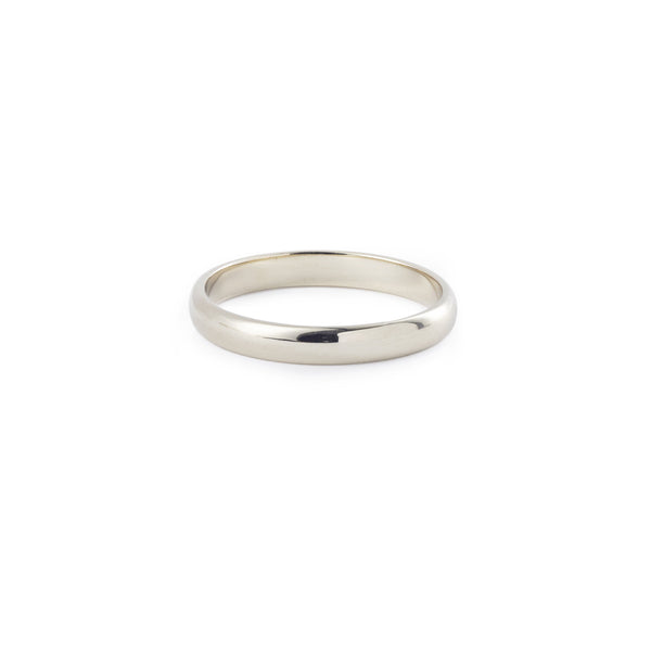 Ring - wedding bandHalf-Ring 3mm grey gold