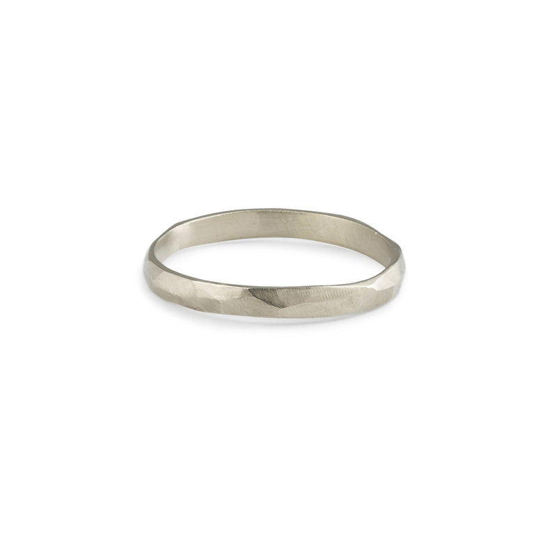 Ring - wedding bandby designer Klee M grey gold- Myrtille BeckParis