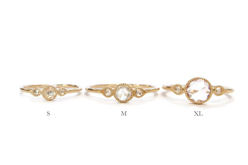 Ring - Ring Amour Céleste XL Pink Sapphire & Diamonds Myrtille Beck, Designer's engagement ring, Diamond sapphire engagement ring, Diamond sapphire engagement ring                                