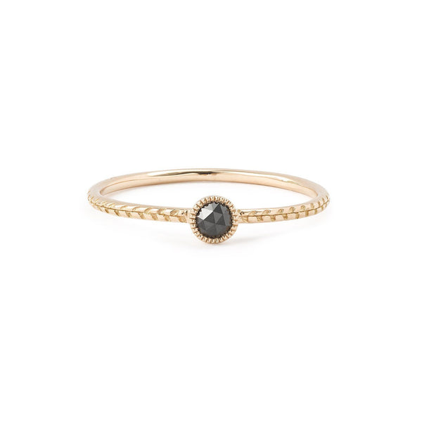 Ring - Bague Cybèle S diamondBlack designer ring paris