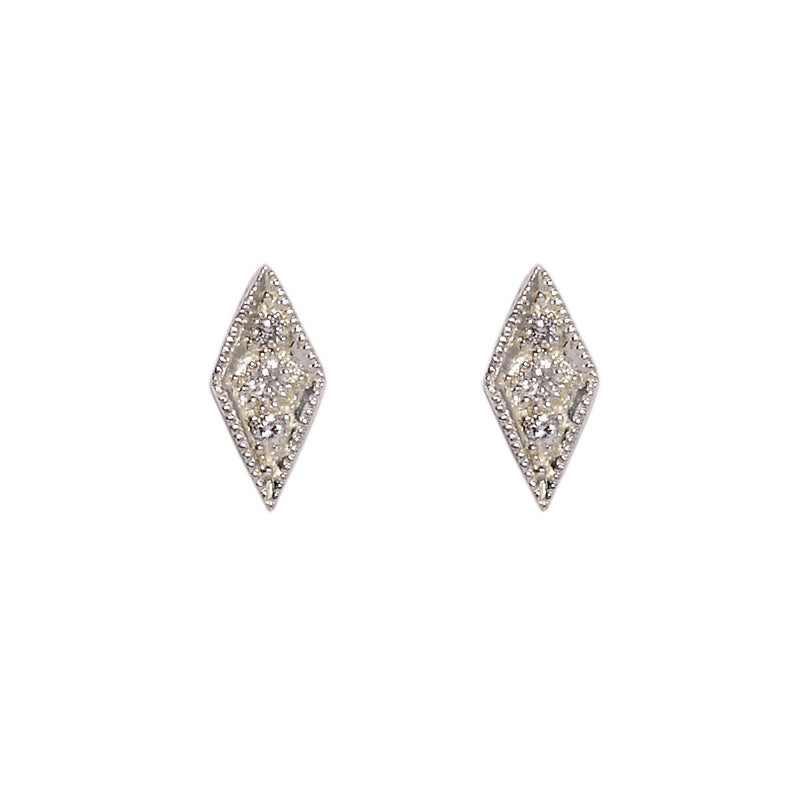 Earrings - Earrings Allegria Losange, designer earrings, vintage earrings, gold Myrtille Beckearrings Paris