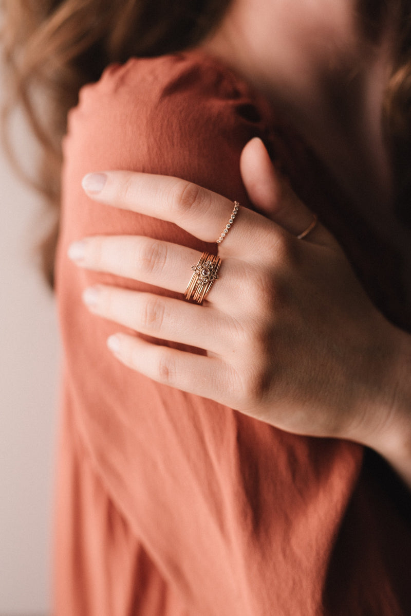Ring - Myrtille Beck Dentelle Ring, engagement rings, designer rings.                                