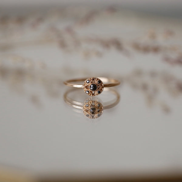 Ring - Bague Petites Feuilles, designer's engagement ring, vintage ring  Myrtille Beck Paris