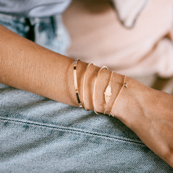 Bracelet Myrtille Beck - designer gold bracelet