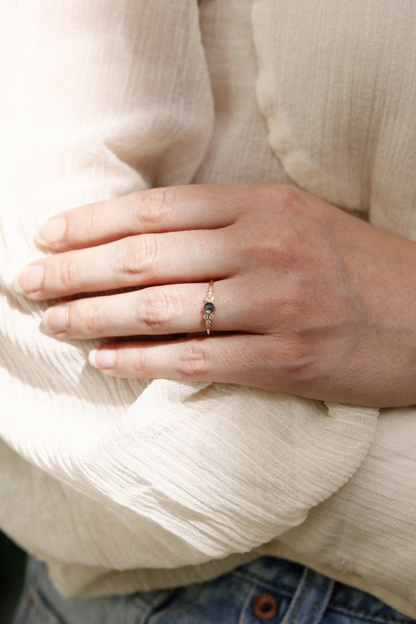 Bague Iris M Saphir mermaid