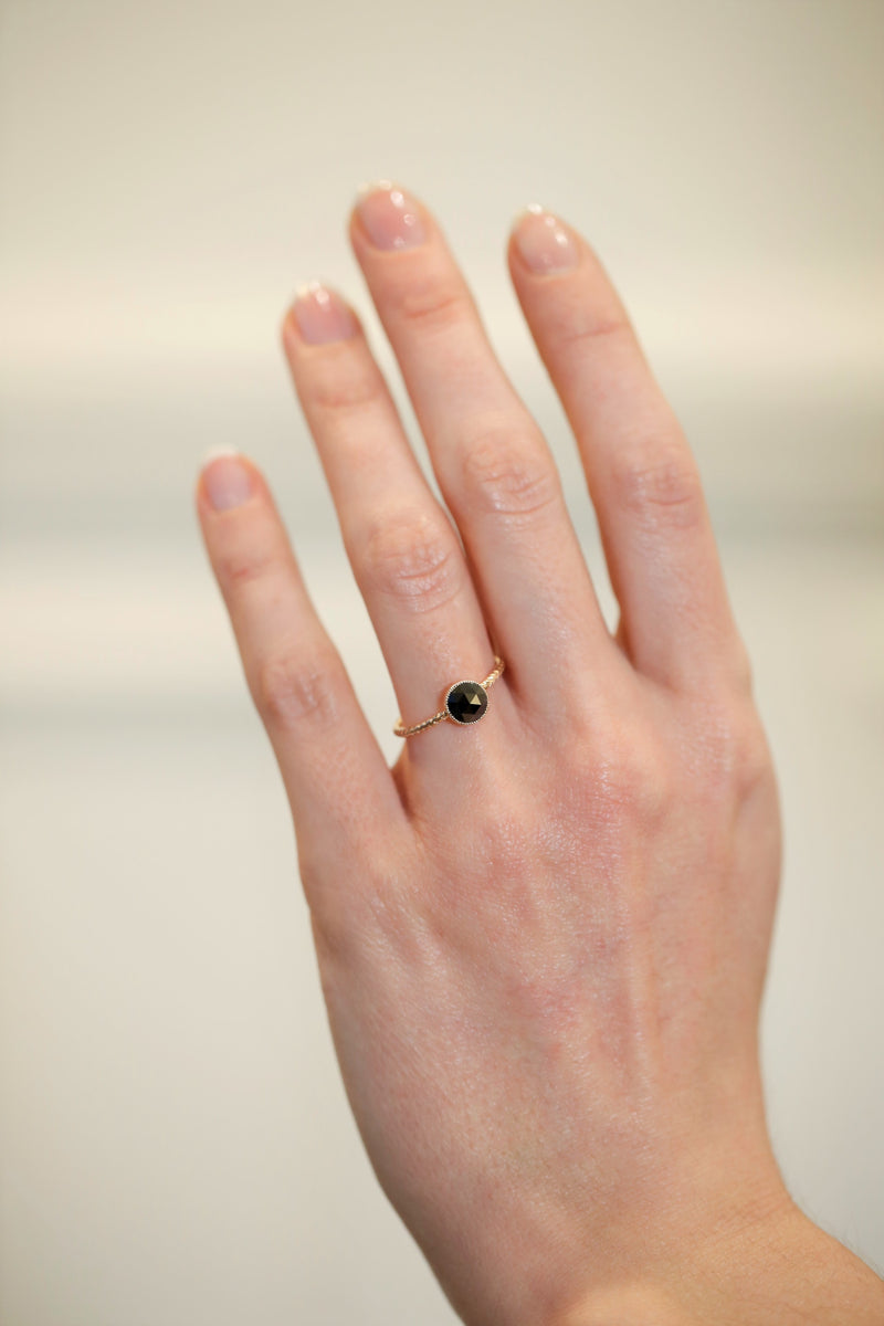 Bague Cybèle XL Diamant noir