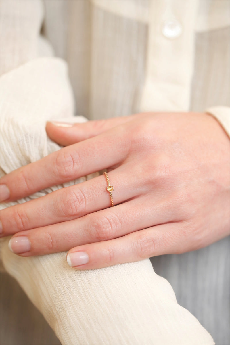 Bague Cybèle S Saphir jaune