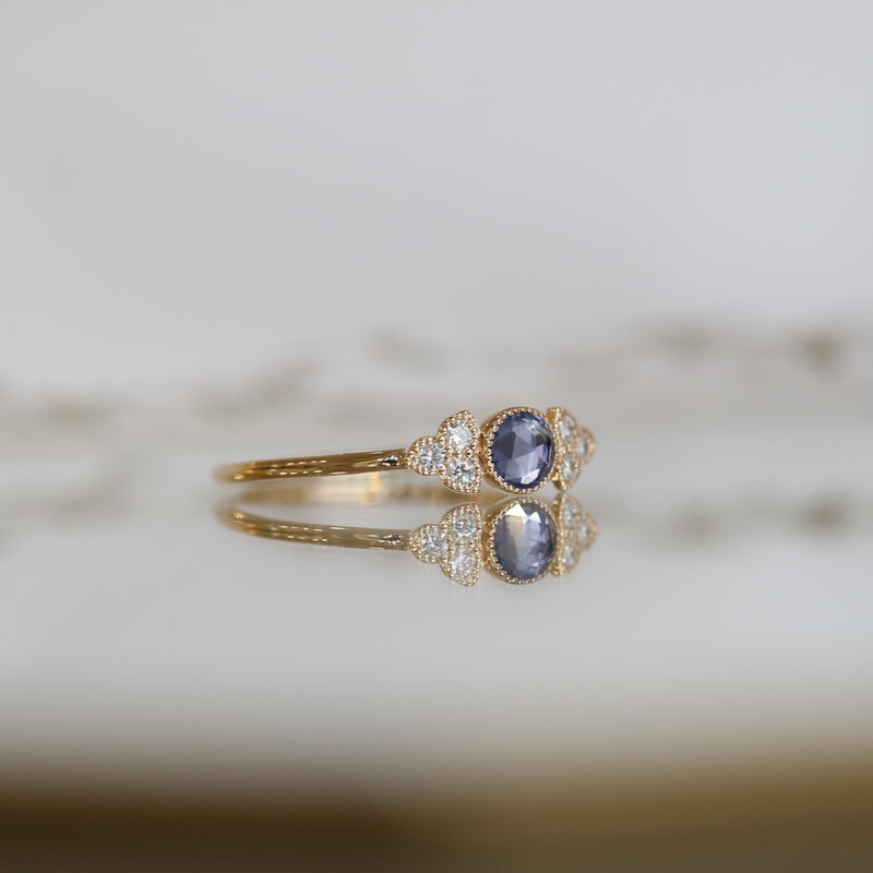 Bague Flora M Saphir bleu