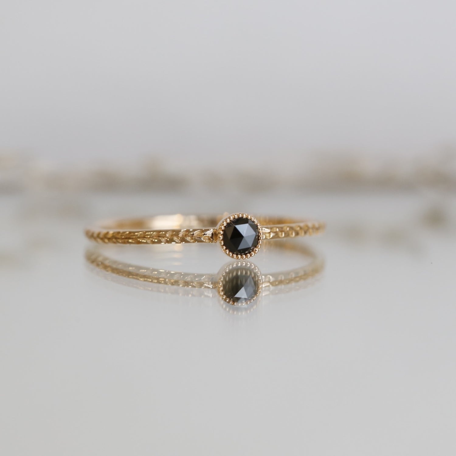 Bague Cybèle S Diamant noir