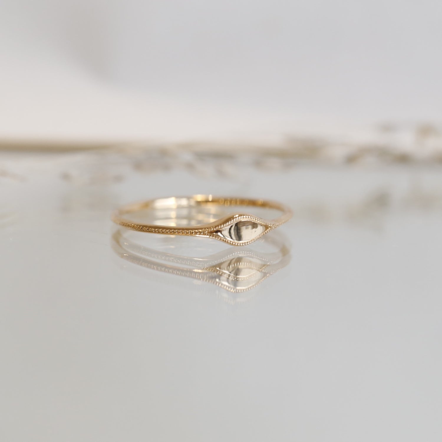 Mini Chevalière Eyes L gravée