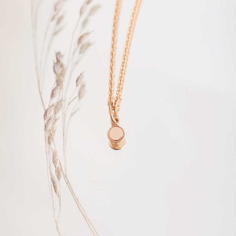 Mini Médaille Milgrain 4 mm