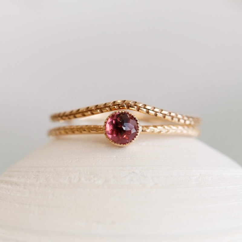 Bague Cybèle M Rhodolite