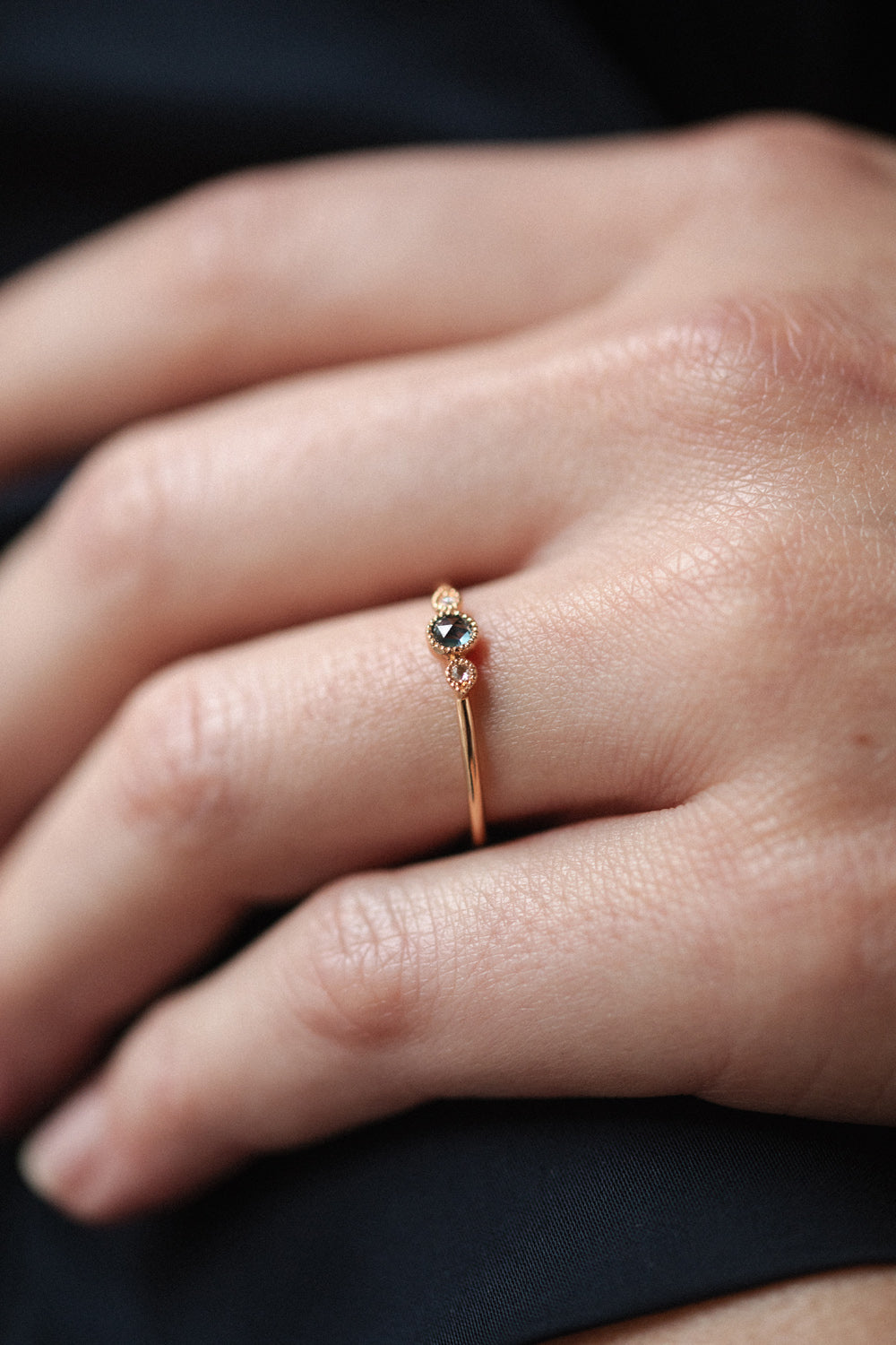 Bague Amour Céleste S Saphir Mermaid Rosecut