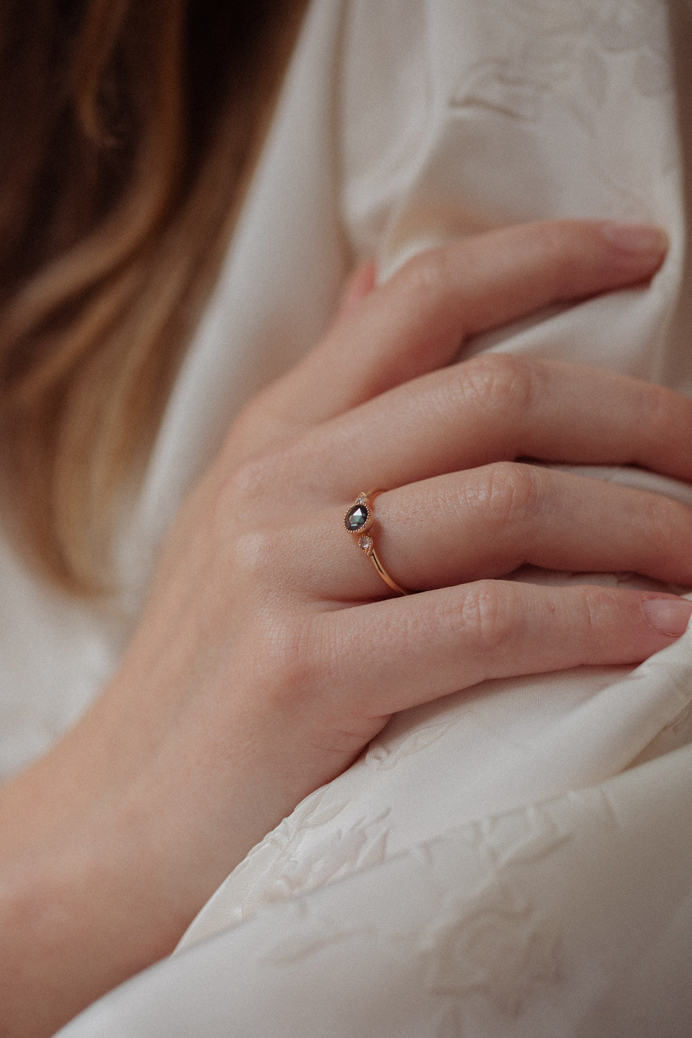 Bague Amour Céleste L Saphir Mermaid Rosecut