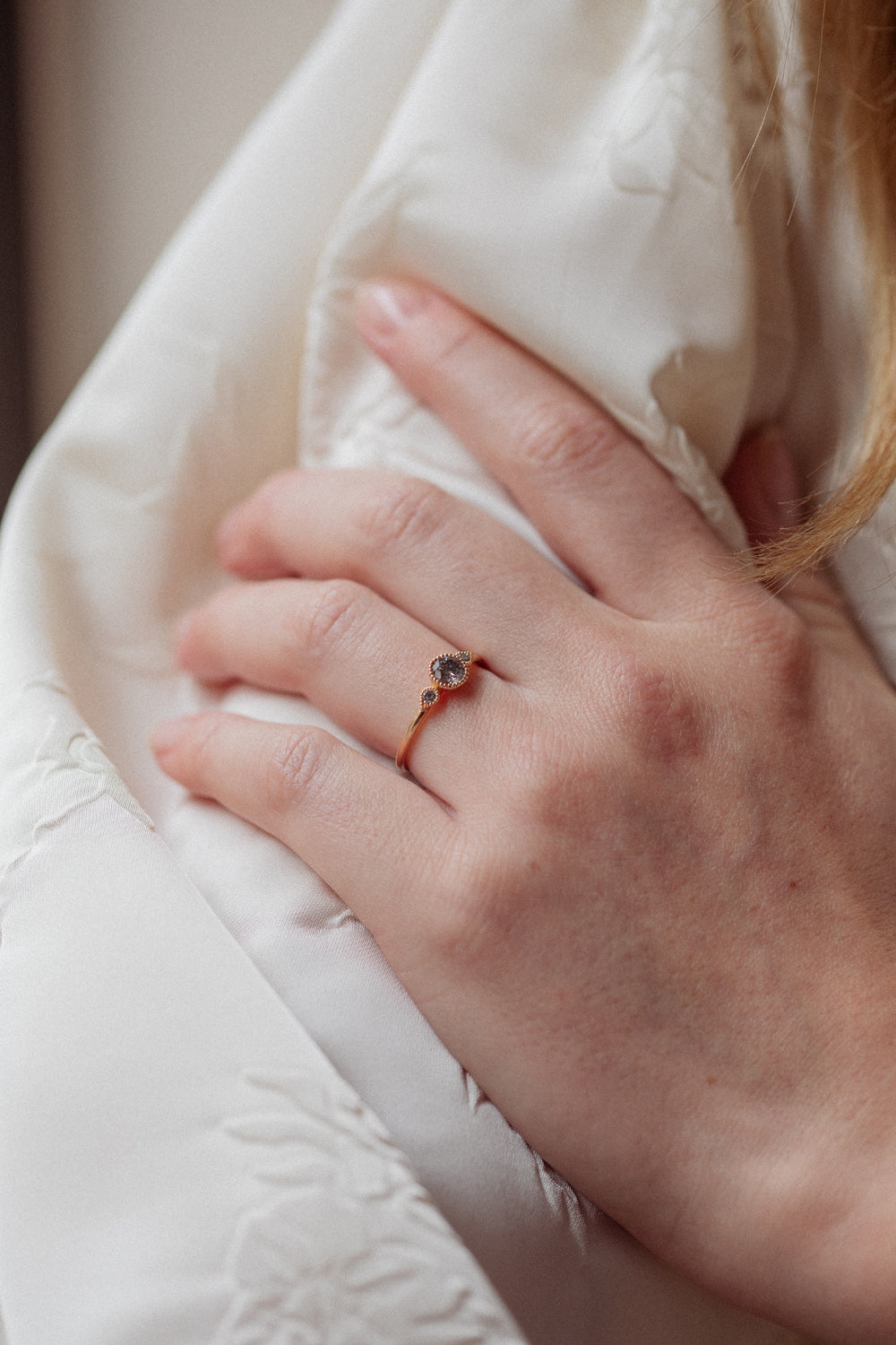 Bague Amour Céleste L Diamants Salt & Pepper