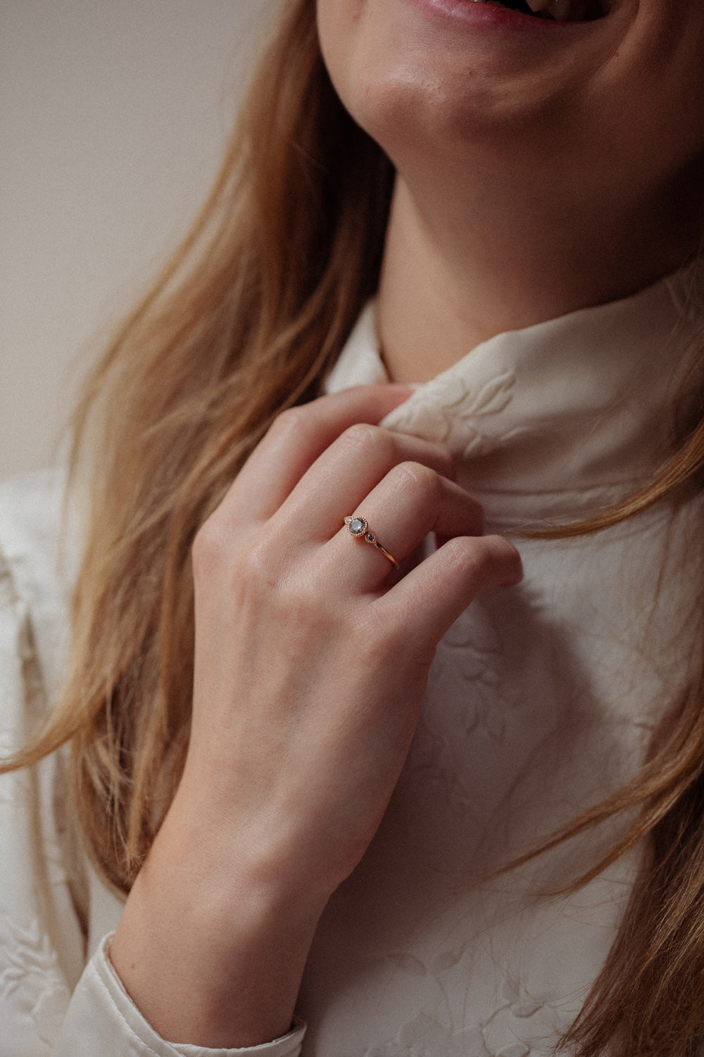 Bague Amour Céleste L Diamants Salt & Pepper