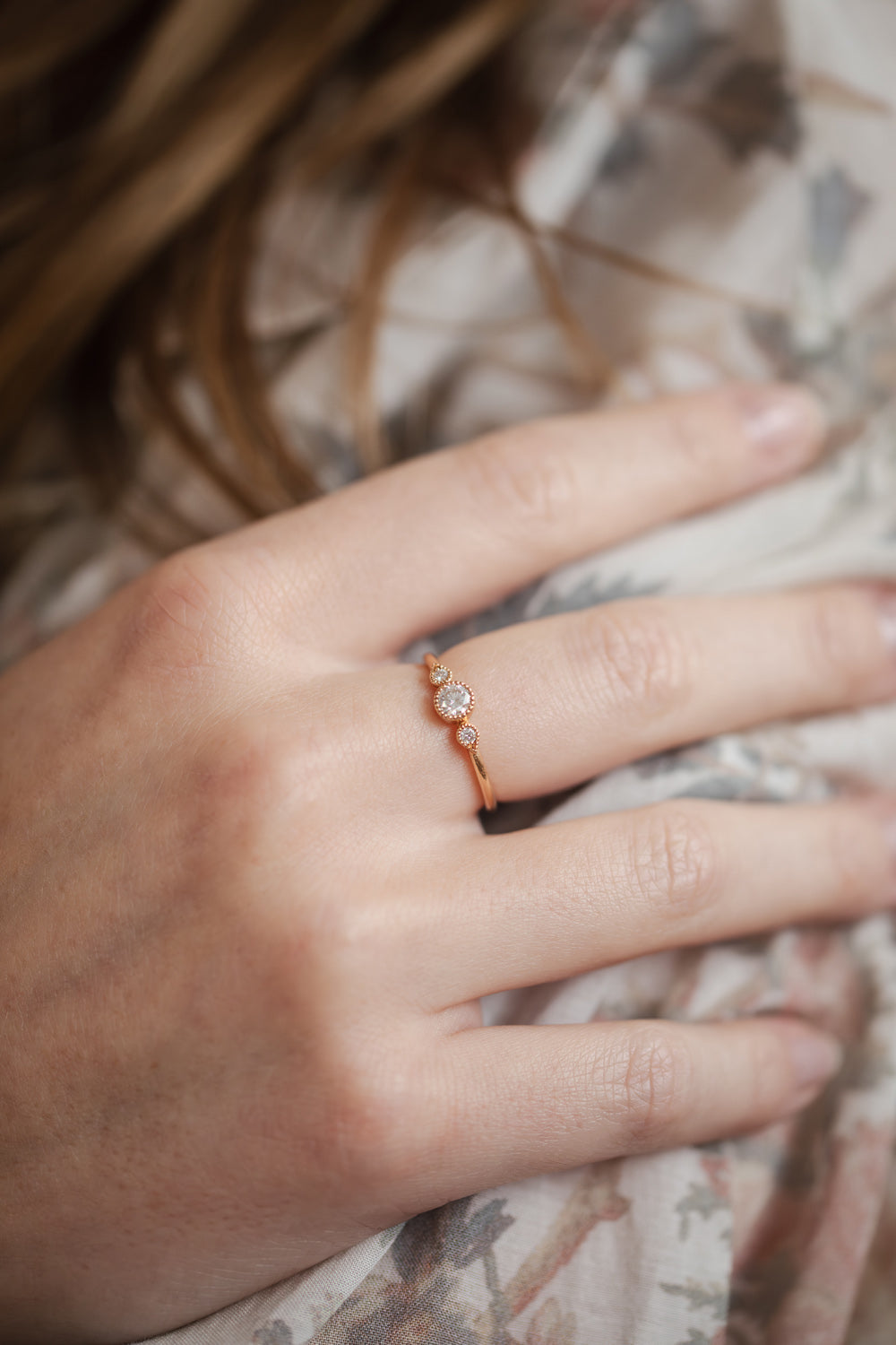 Bague Amour Céleste M Brillants