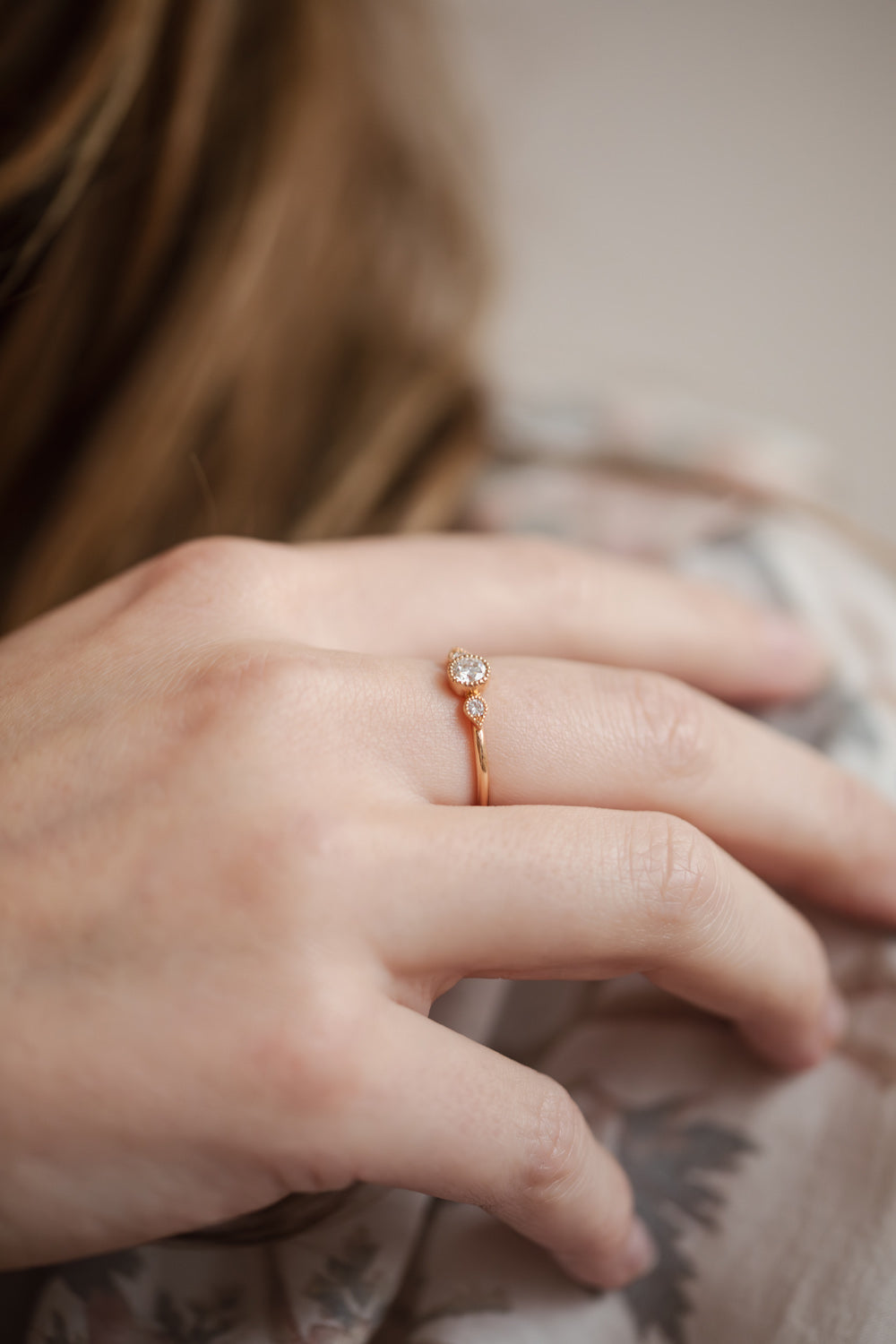 Bague Amour Céleste M Brillants