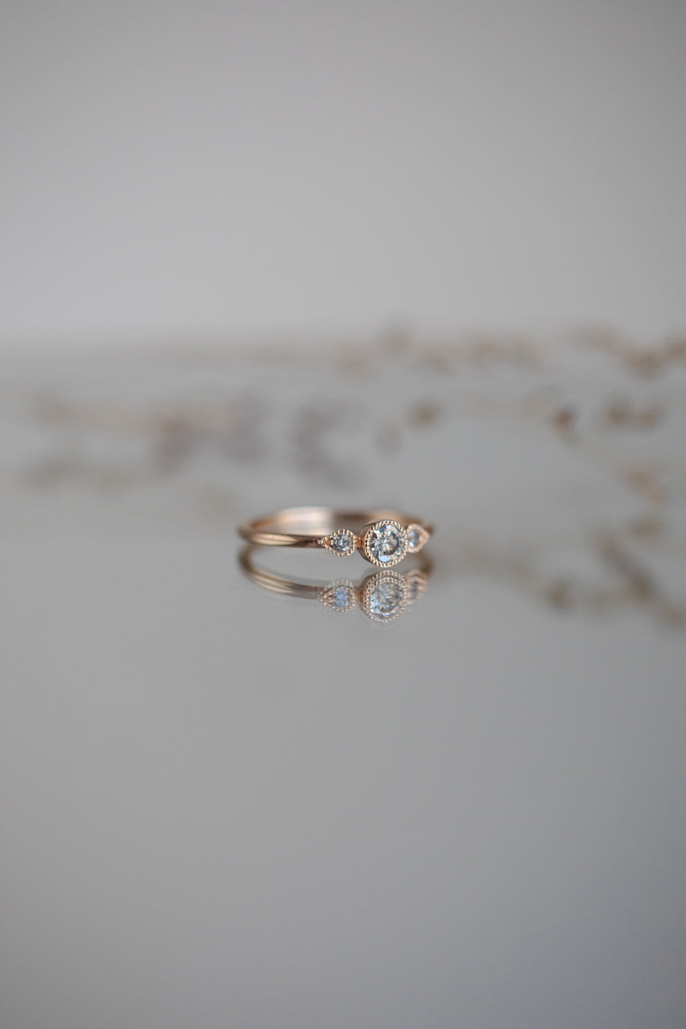 Bague Amour Céleste M Diamants Salt & Pepper