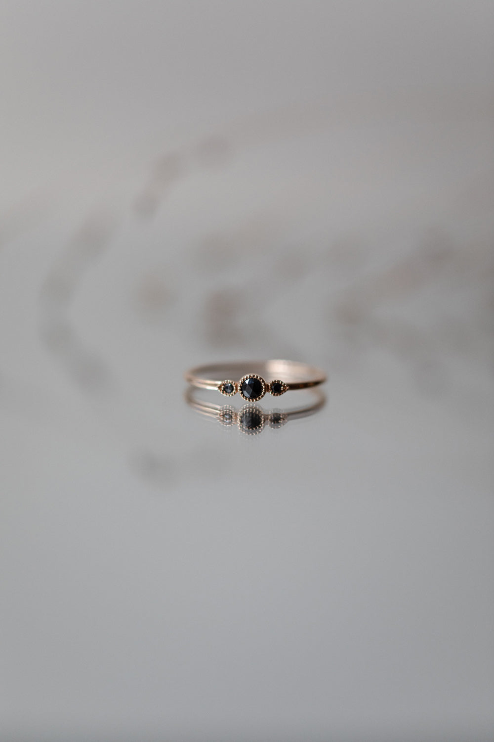 Bague Amour Céleste S Diamants noirs