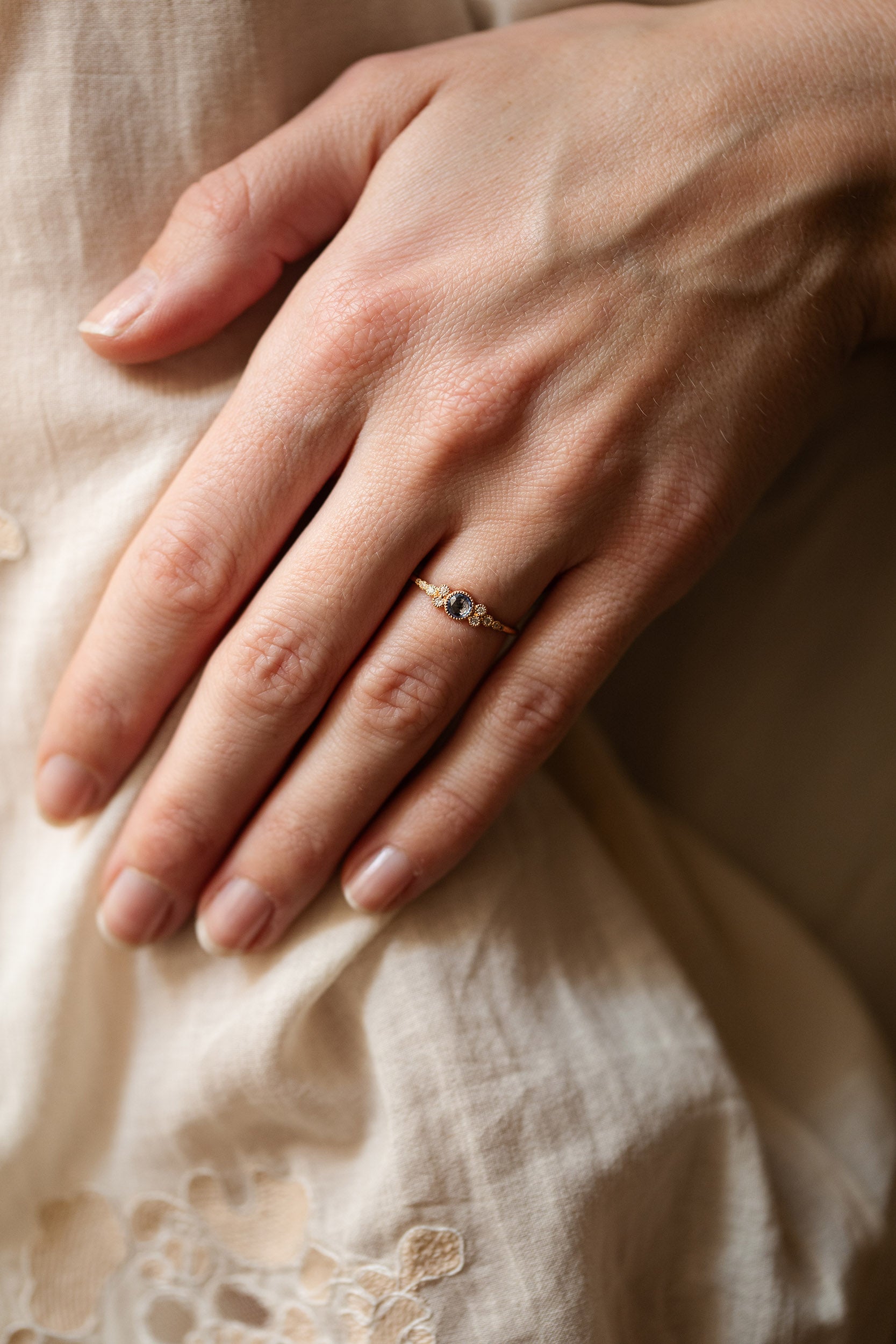 Bague Iris M Saphir bleu