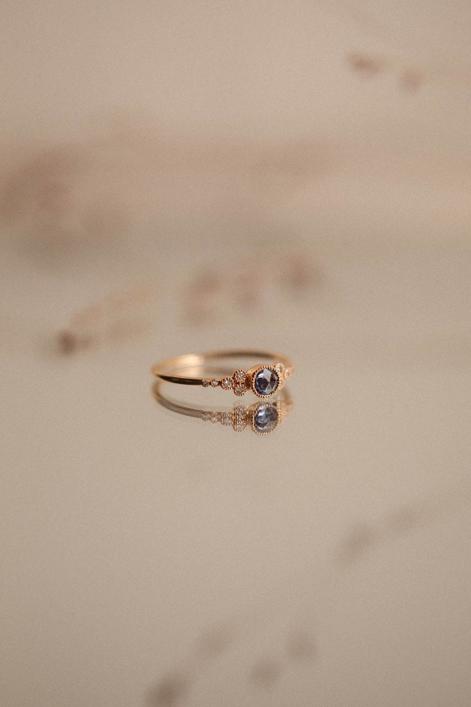 Bague Iris M Saphir bleu