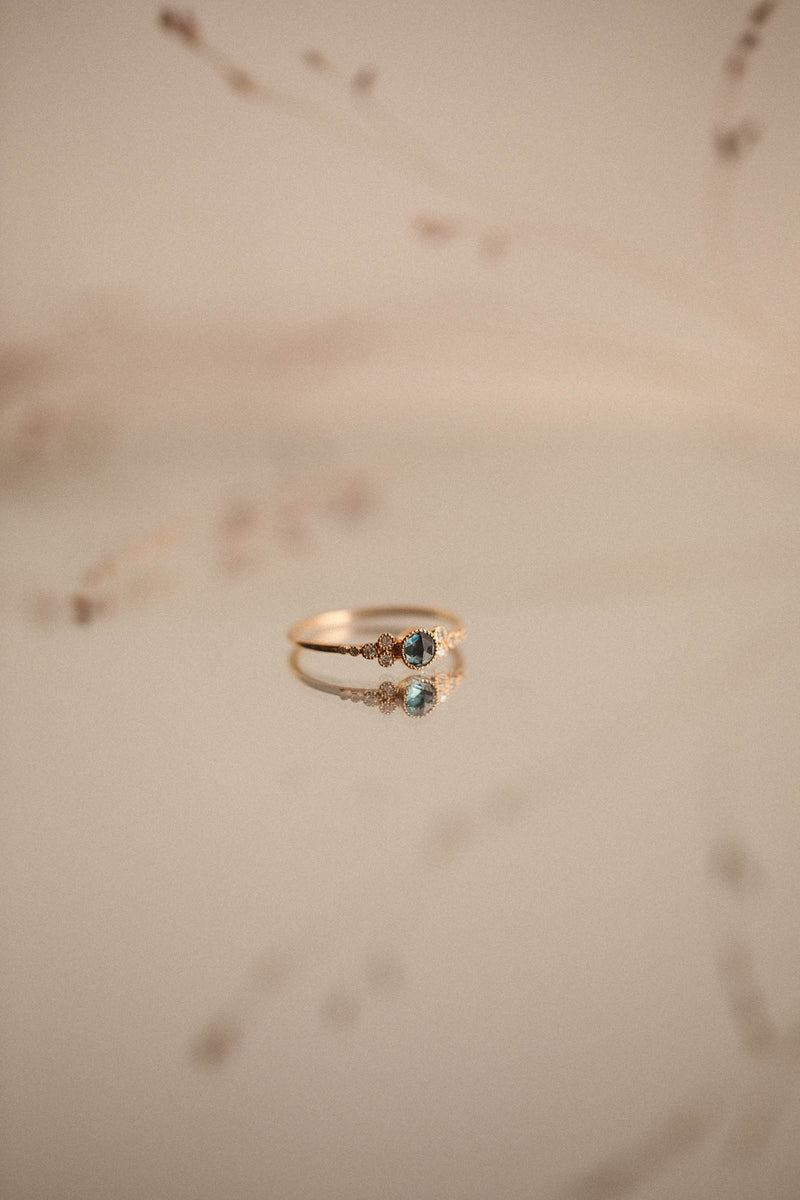 Bague Iris M Saphir mermaid